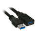 USB 3.0 A to USB A Cable NANOCABLE 10.01.0902BK 2 m Black - Компютър Кабели и адаптери<<<Компютри|