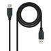 USB 3.0 A to USB A Cable NANOCABLE 10.01.1002-BK Black 2 m - Компютър Кабели и адаптери<<<Компютри|