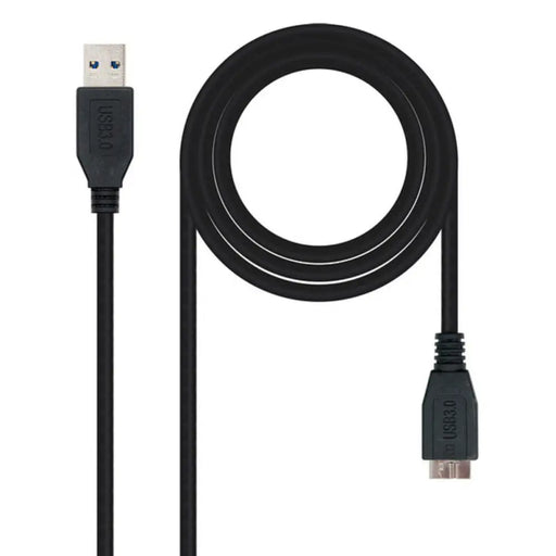 USB 3.0 A to Micro USB B Cable NANOCABLE 10.01.110-BK - Компютър Кабели и адаптери<<<Компютри|