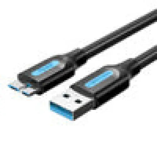 USB 3.0 A to Micro-B cable Vention COPBG 2A 1.5m Black PVC - USB cables<<<Cables<<<IT Accessories<<<InnproXML