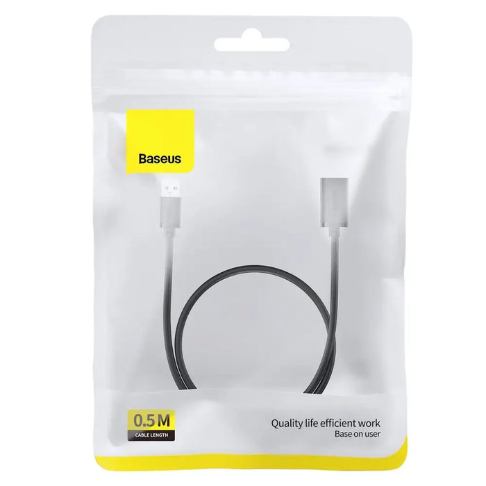 USB 3.0 Extension cable Baseus male to female AirJoy Series 0.5m (black) - USB cables<<<Cables<<<IT