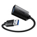 USB 3.0 Extension cable Baseus male to female AirJoy Series 3m (black)
