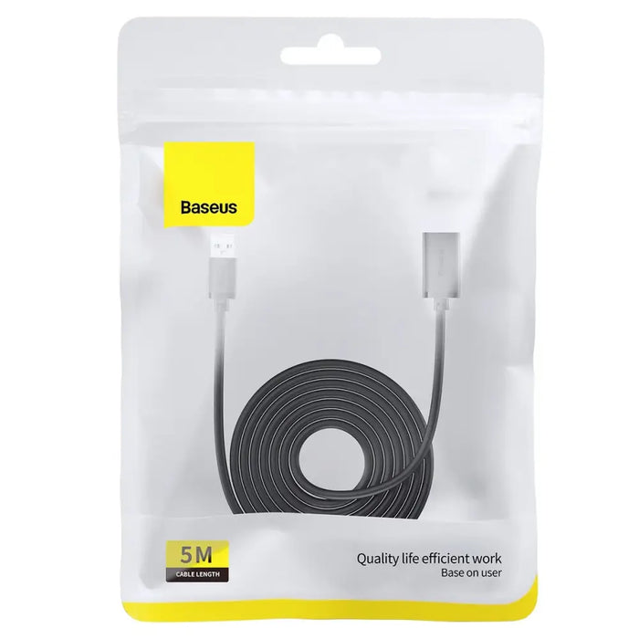 USB 3.0 Extension cable Baseus male to female AirJoy Series 5m (black) - USB cables<<<Cables<<<IT