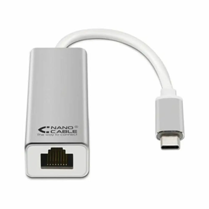 USB 3.0 to Gigabit Ethernet Converter NANOCABLE 10.03.0402 Silver - Компютър Кабели и адаптери<<<Компютри|