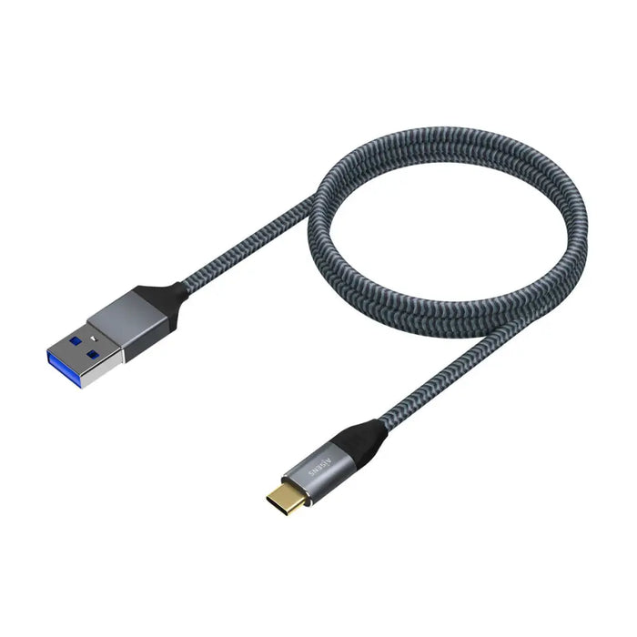 USB A to USB C Cable Aisens A107-0630 50 cm Grey - USB зарядни и кабели<<<Електроника Телефони и таблети<<<Компютри|