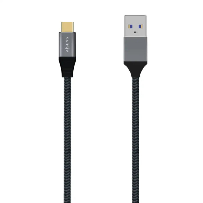 USB A to USB C Cable Aisens A107-0630 50 cm Grey - USB зарядни и кабели<<<Електроника Телефони и таблети<<<Компютри|