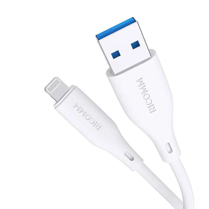 USB-A to Lightning Cable Ricomm RLS007ALW 2.1m - USB to Lightning<<<USB cables<<<GSM Accessories<<<InnproXML