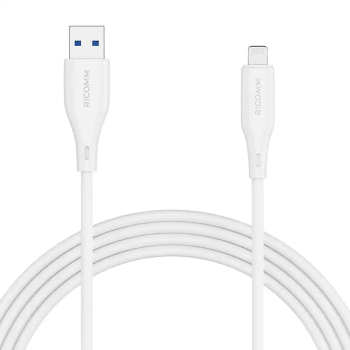 USB-A to Lightning Cable Ricomm RLS007ALW 2.1m - USB to Lightning<<<USB cables<<<GSM Accessories<<<InnproXML