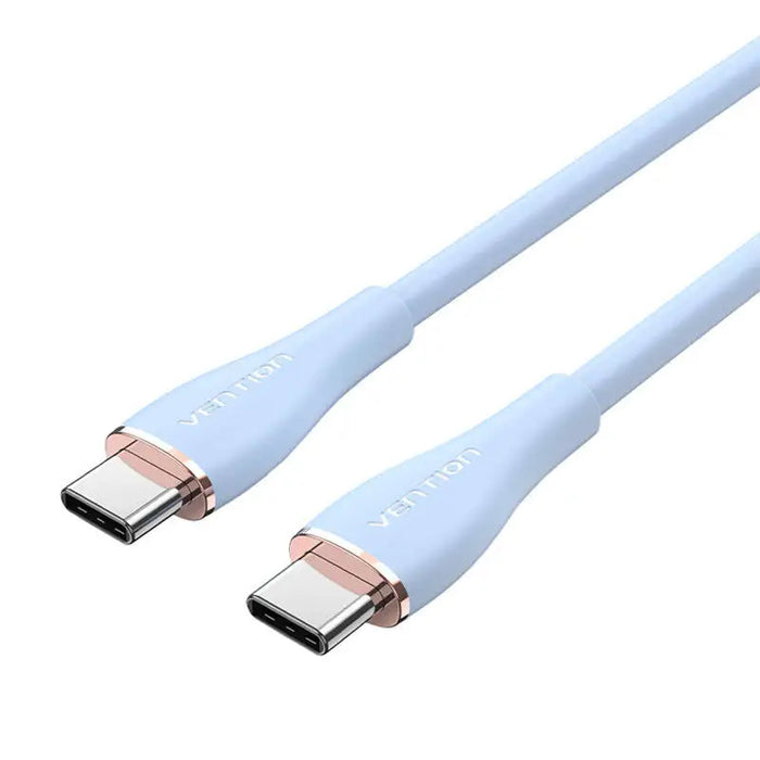 USB-C 2.0 to USB-C Cable Vention TAWSG 1,5m PD 100W Blue Silicone - USB-C to USB-C<<<USB cables<<<GSM