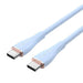 USB-C 2.0 to USB-C Cable Vention TAWSG 1,5m PD 100W Blue Silicone - USB-C to USB-C<<<USB cables<<<GSM