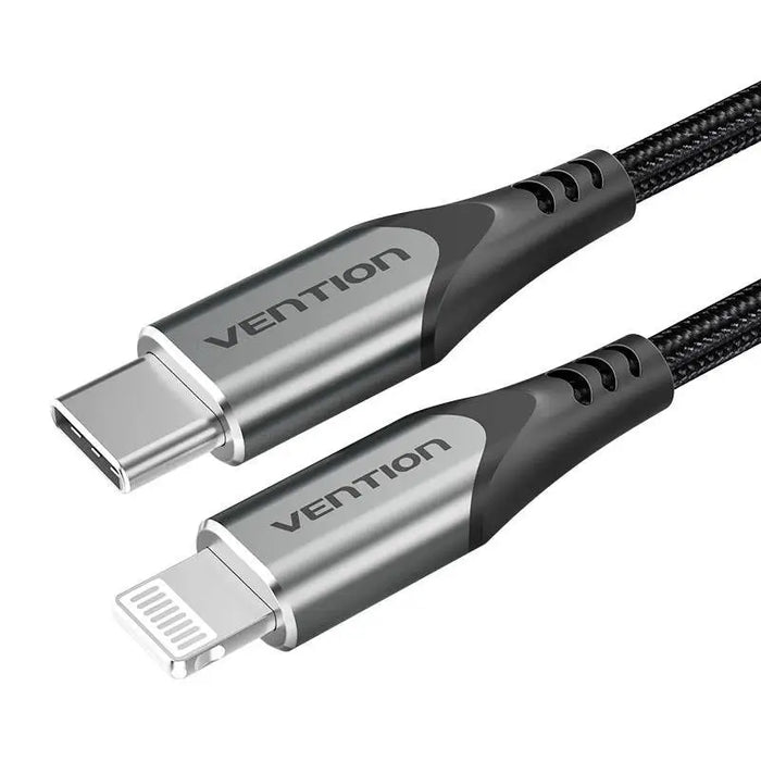 USB-C 2.0 to Lightning Cable Vention TACHH 2m MFi Gray - USB-C to Lightning<<<USB cables<<<GSM Accessories<<<InnproXML
