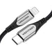 USB-C 2.0 to Lightning Cable Vention TACHH 2m MFi Gray - USB-C to Lightning<<<USB cables<<<GSM Accessories<<<InnproXML