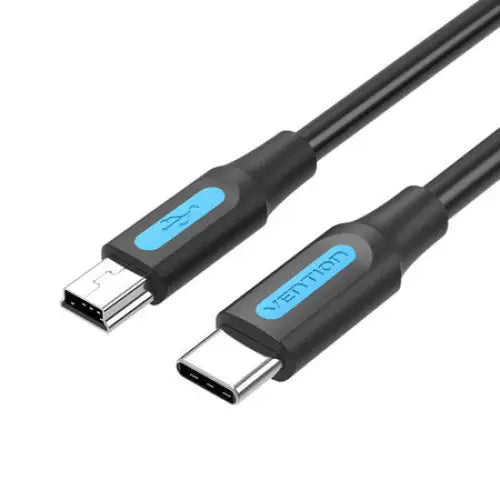 USB-C 2.0 to Mini-B cable Vention COWBF 2A 1m black - USB to USB-C<<<USB cables<<<GSM Accessories<<<InnproXML