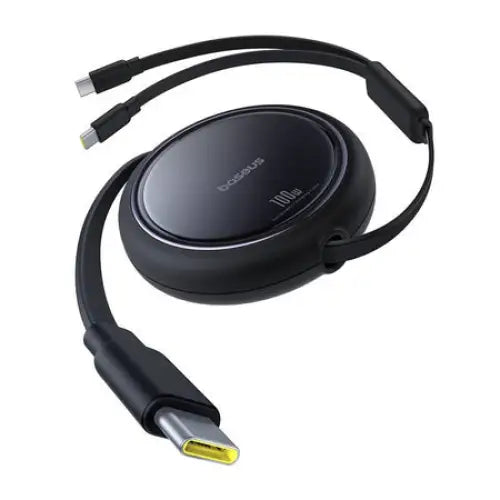 USB-C 2W1 Baseus Bright Mirror cable C + C / 100W / 1m (black) - USB-C to USB-C<<<USB cables<<<GSM