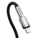 USB-C cable for Lightning Baseus Cafule PD 20W 0,25m (black) - USB-C to Lightning<<<USB cables<<<GSM