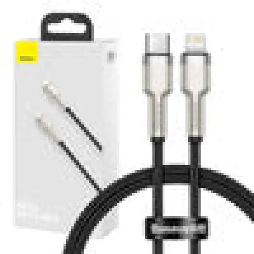USB-C cable for Lightning Baseus Cafule PD 20W 0,25m (black) - USB-C to Lightning<<<USB cables<<<GSM