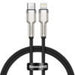 USB-C cable for Lightning Baseus Cafule PD 20W 0,25m (black) - USB-C to Lightning<<<USB cables<<<GSM