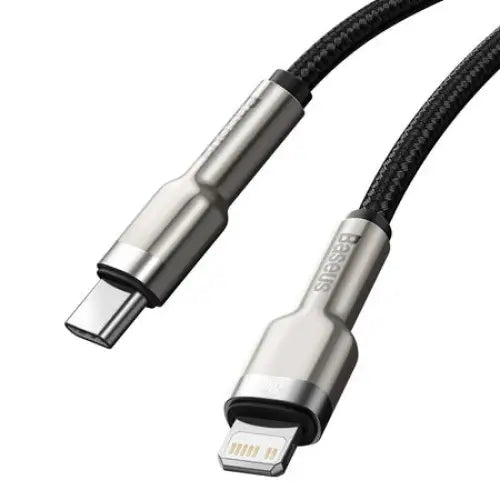 USB-C cable for Lightning Baseus Cafule PD 20W 1m (black) - USB-C to Lightning<<<USB cables<<<GSM