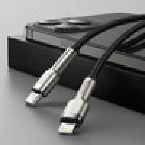 USB-C cable for Lightning Baseus Cafule PD 20W 1m (black) - USB-C to Lightning<<<USB cables<<<GSM