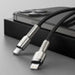 USB-C cable for Lightning Baseus Cafule PD 20W 1m (black) - USB-C to Lightning<<<USB cables<<<GSM