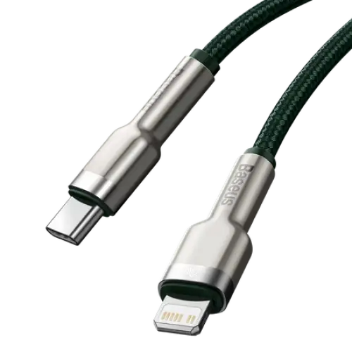 USB-C cable for Lightning Baseus Cafule PD 20W 1m (green) - USB-C to Lightning<<<USB cables<<<GSM