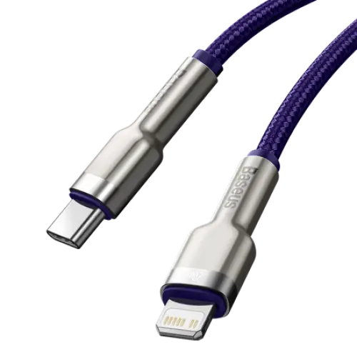 USB-C cable for Lightning Baseus Cafule PD 20W 1m (purple) - USB-C to Lightning<<<USB cables<<<GSM