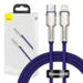 USB-C cable for Lightning Baseus Cafule PD 20W 1m (purple) - USB-C to Lightning<<<USB cables<<<GSM