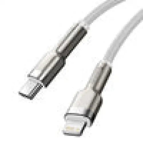 USB-C cable for Lightning Baseus Cafule PD 20W 1m (white) - USB-C to Lightning<<<USB cables<<<GSM