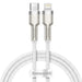 USB-C cable for Lightning Baseus Cafule PD 20W 1m (white) - USB-C to Lightning<<<USB cables<<<GSM