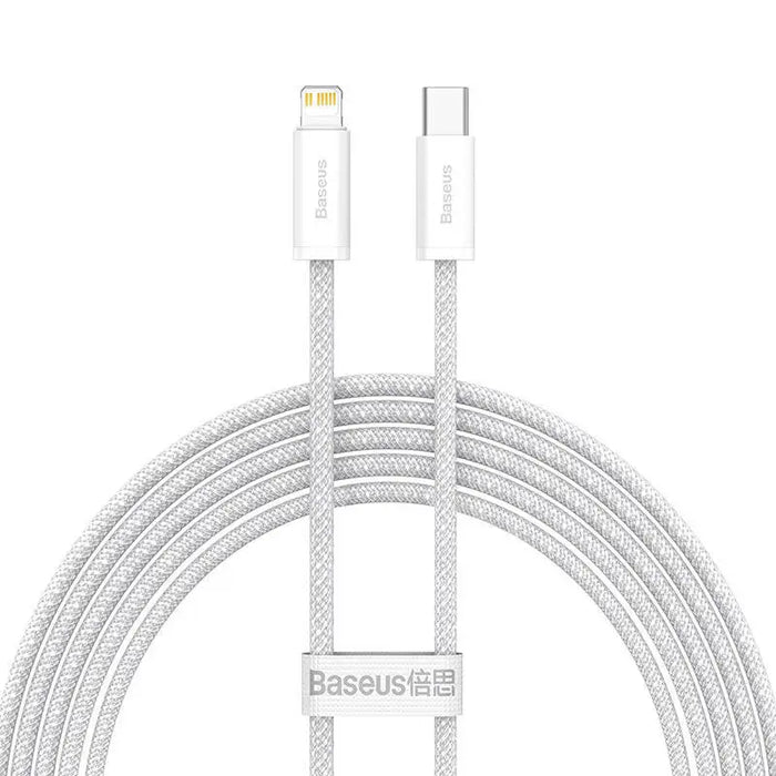 USB-C cable for Lightning Baseus Dynamic Series 20W 2m (white) - USB-C to Lightning<<<USB cables<<<GSM