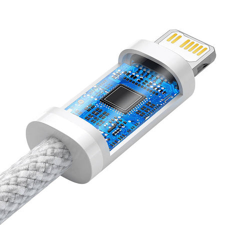 USB-C cable for Lightning Baseus Dynamic Series 20W 2m (white) - USB-C to Lightning<<<USB cables<<<GSM