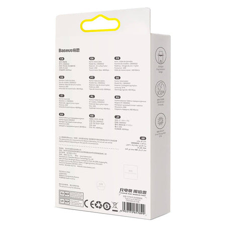 USB-C cable for Lightning Baseus Glimmer Series 20W 1m (White) - USB-C to Lightning<<<USB cables<<<GSM