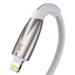 USB-C cable for Lightning Baseus Glimmer Series 20W 1m (White) - USB-C to Lightning<<<USB cables<<<GSM