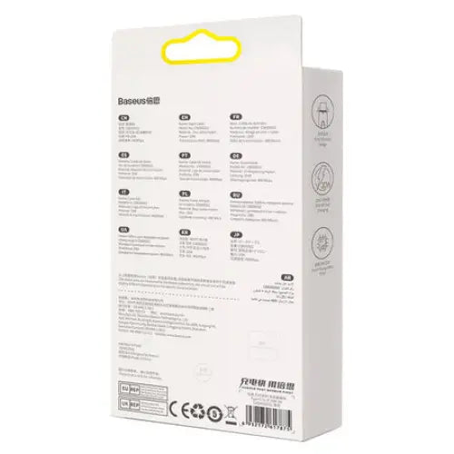 USB-C cable for Lightning Baseus Glimmer Series 20W 2m (Black) - USB-C to Lightning<<<USB cables<<<GSM