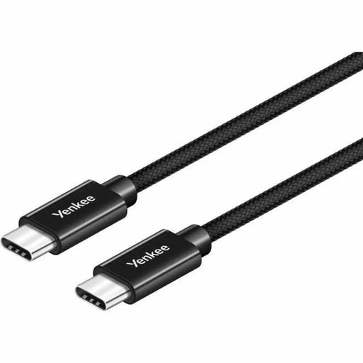 USB-C Cable Yenkee YCU C101 BK 1 m - Компютър Кабели и адаптери<<<Компютри| Електроника<<<BigBuy&&&USB