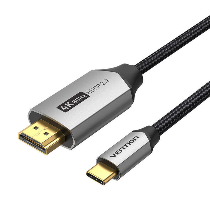 USB-C do HDMI 2.0 cable Vention CRBBF 1m 4K 60Hz (black) - Video cables<<<Cables<<<IT