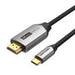 USB-C do HDMI 2.0 Cable Vention CRBBG 1,5m 4K 60Hz (black) - Video cables<<<Cables<<<IT
