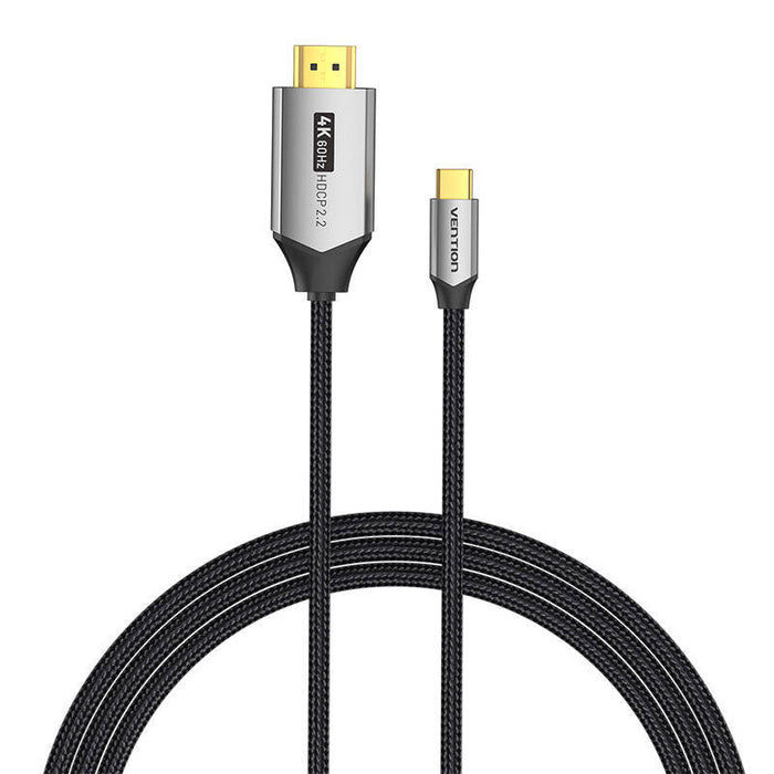USB-C do HDMI 2.0 cable Vention CRBBH 2m 4K 60Hz (black) - Video cables<<<Cables<<<IT