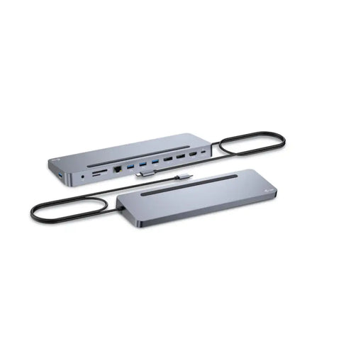 USB-C Hub i-Tec C31FLAT2PDPRO Silver - Компютър Мрежи и компоненти<<<Компютри| Електроника<<<BigBuy&&&HUB