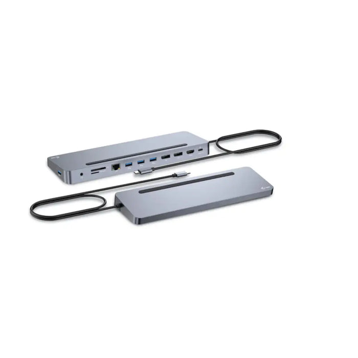 USB-C Hub i-Tec C31FLAT2PDPRO Silver - Компютър Мрежи и компоненти<<<Компютри| Електроника<<<BigBuy&&&HUB