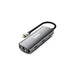 USB-C Hub Urban Factory MHC55UF Grey - Компютър Мрежи и компоненти<<<Компютри| Електроника<<<BigBuy&&&HUB