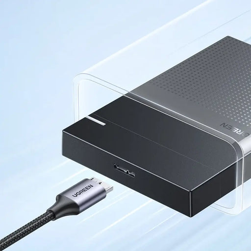 USB C / micro USB-B 3.0 cable Ugreen US565 5Gb/s 3A 0.5m - gray - Cell phone cables<<<HurtelXML