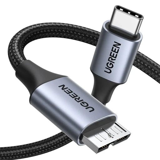 USB C / micro USB-B 3.0 cable Ugreen US565 5Gb/s 3A 1m - gray - Cell phone cables<<<HurtelXML