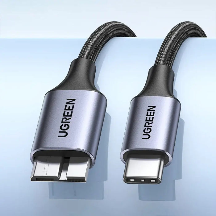 USB C / micro USB-B 3.0 cable Ugreen US565 5Gb/s 3A 1m - gray - Cell phone cables<<<HurtelXML