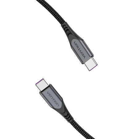 USB-C to USB-C 100W Vention TAHHD 5A 0.5m USB 3.1 Gen2 4K cable (gray) - USB-C to USB-C<<<USB cables<<<GSM