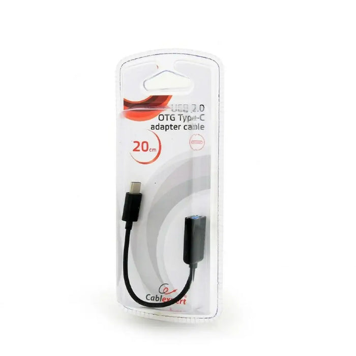 USB-C to USB Adapter GEMBIRD AB-OTG-CMAF2-01 20 cm - USB кабели<<<Компютър Кабели и адаптери<<<Компютри|