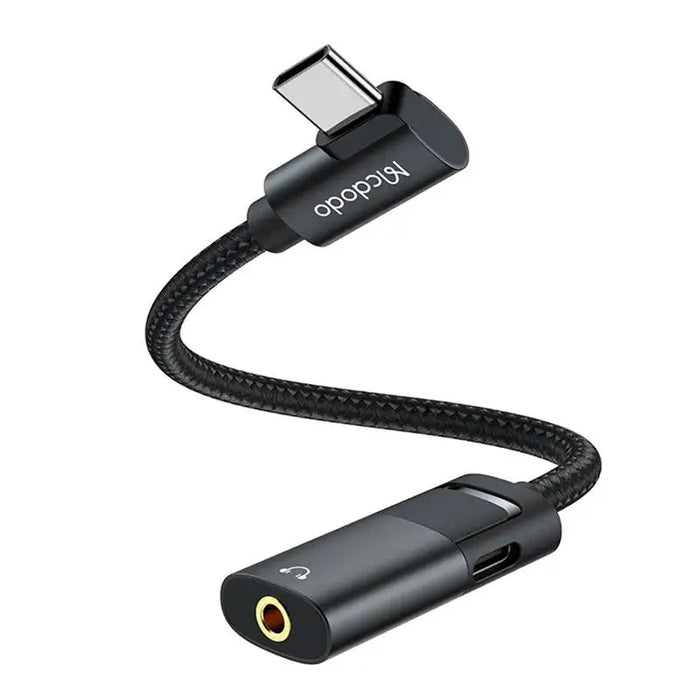 USB-C to AUX mini jack 3.5mm + USB-C adapter Mcdodo CA-1880 (black) - Audio adapters<<<GSM Accessories<<<InnproXML