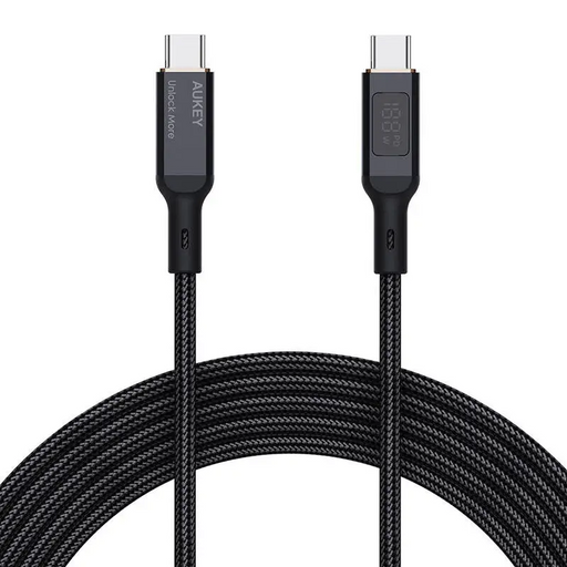 USB-C to USB-C Cable Aukey CB-MCC101 100W 1m (black) - USB-C to USB-C<<<USB cables<<<GSM Accessories<<<InnproXML