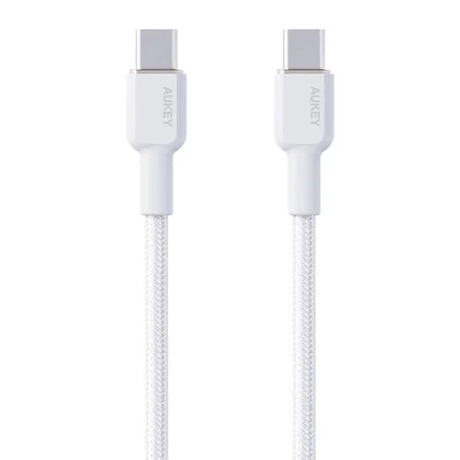USB-C to USB-C Cable Aukey CB-NCC2 60W 1.8m (white) - USB-C to USB-C<<<USB cables<<<GSM Accessories<<<InnproXML