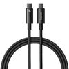 USB-C to USB-C cable Baseus Tungsten Gold 240W 1m (black) - USB-C to USB-C<<<USB cables<<<GSM